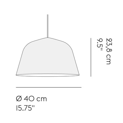 Muuto Ambit Pendant Ø40, White