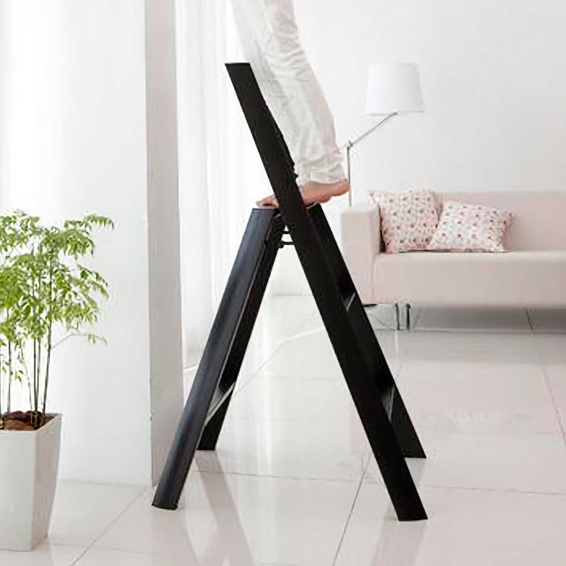 Metaphys Lucano ladder 3-step, black