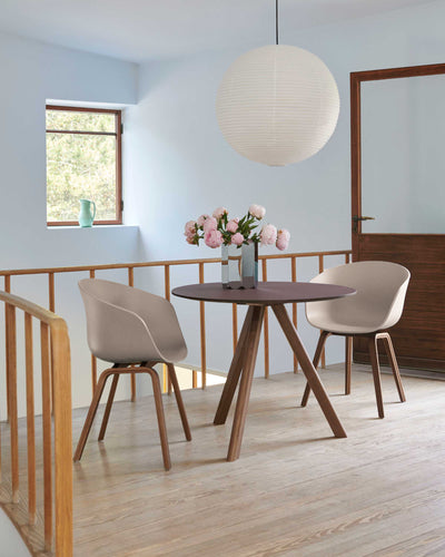 Hay About A Chair AAC 22, Khaki/Walnut Lacquered