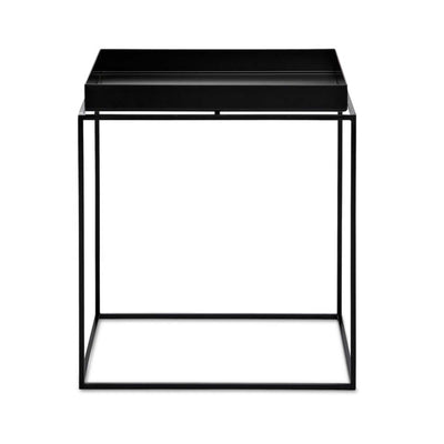 HAY Tray side table M, black (40x40 cm)