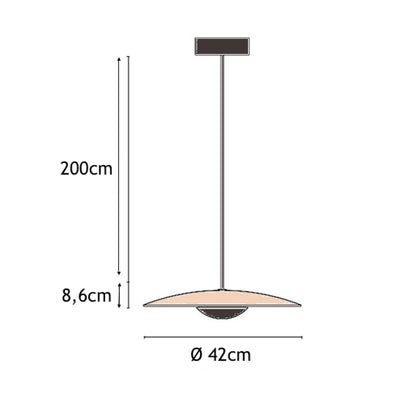 Marset Ginger 42, oak/whtie