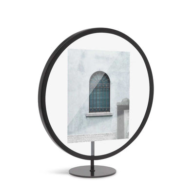Umbra Infinity round picture frame 5X7, black