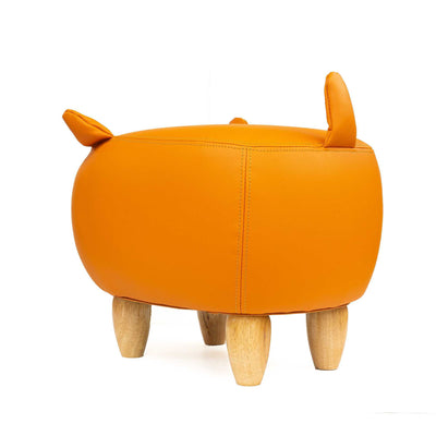 Liberty Orange Pig animal stool