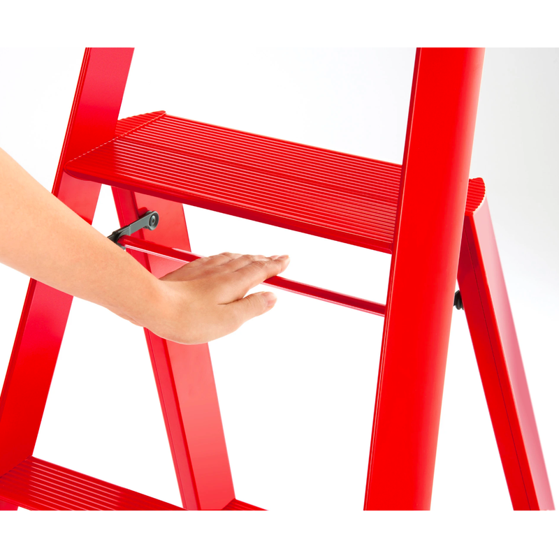 Metaphys Lucano ladder 4-step, red