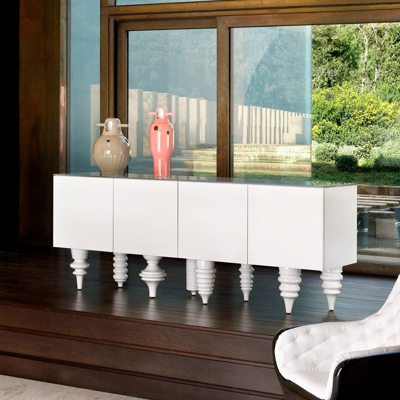 BD Barcelona Design Multileg Showtime Cabinet , White