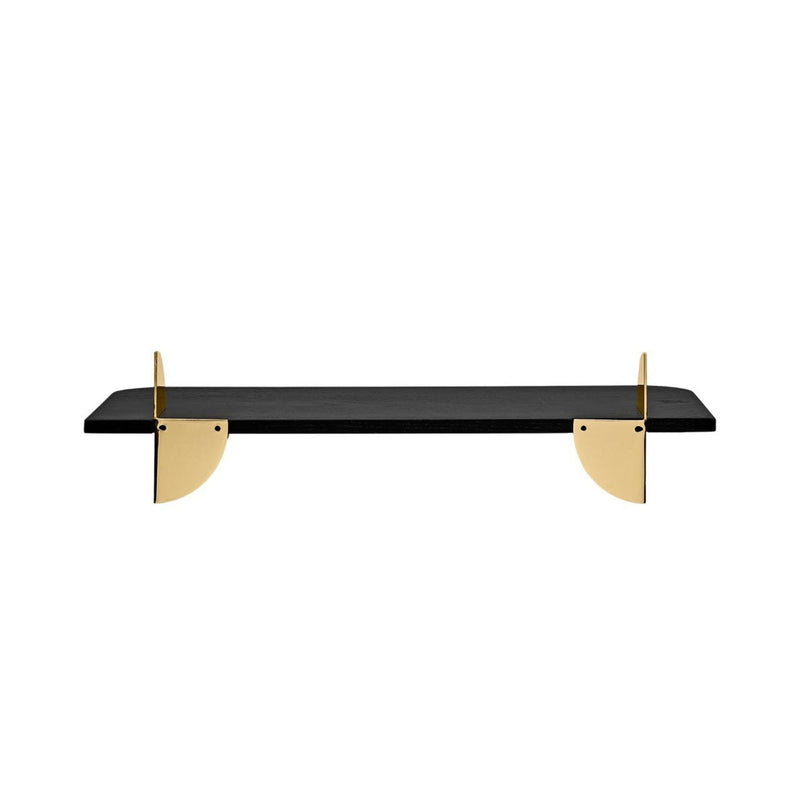 Aytm Aedes Shelf 50cm, black/gold