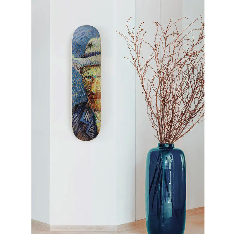 The Skateroom skateboard, Vincent Van Gogh Self-Portrait With Grey Felt Hay Solo