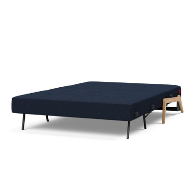 Innovation Living Cubed 140 Wood sofa bed, 528 mixed dance blue
