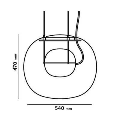 Brokis Big One Large , Smoke Grey