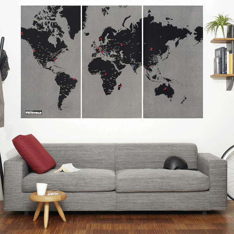 Palomar S.r.l. Pin World Felt Map XL