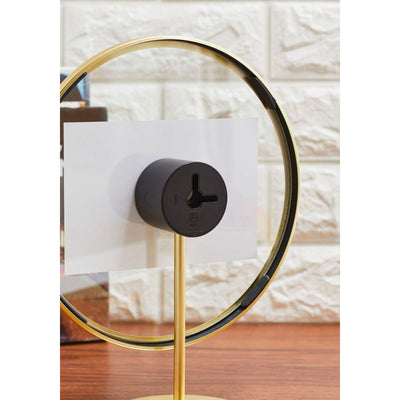 Umbra Infinity round picture frame 5X7, matt brass