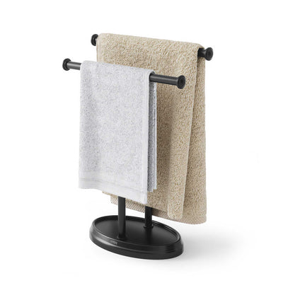 Umbra Palm Double Towel Tree, black