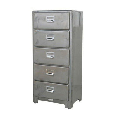 Dulton 5 Drawers Chest, Raw