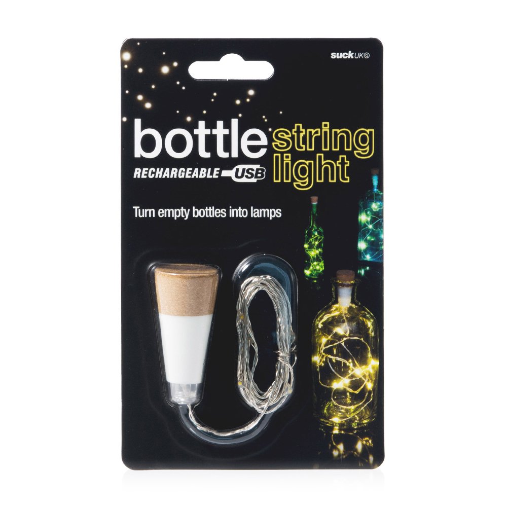Suck UK Bottle String Light, 0.95 meter