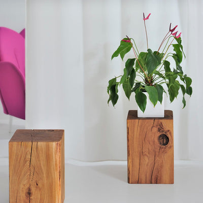 Vitamin Design Klotz Solid Oak Stool