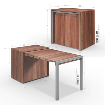 Alwin's Room&Board extendable table, walnut