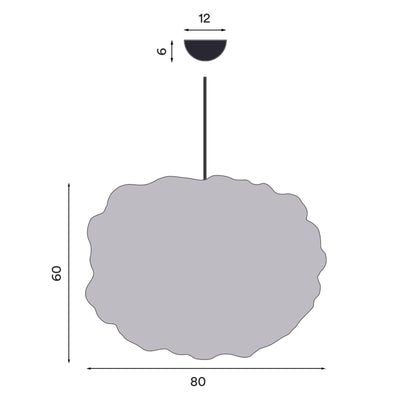 Northern Heat Pendant Lamp Large , stainless steel