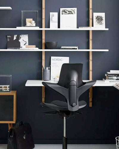 HAG Capisco Puls 8010 Ergonomic Chair, Black