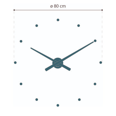 Nomon OJ wall clock, ultra marino