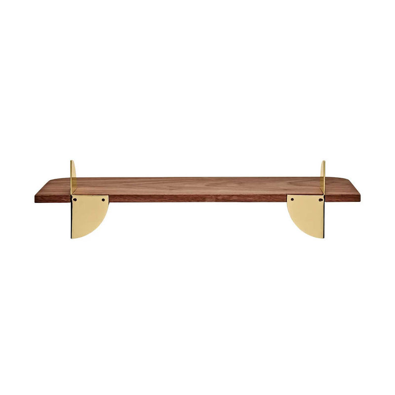Aytm Aedes Shelf 50cm, walnut/gold