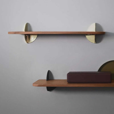 Aytm Aedes Shelf 50cm, walnut/gold
