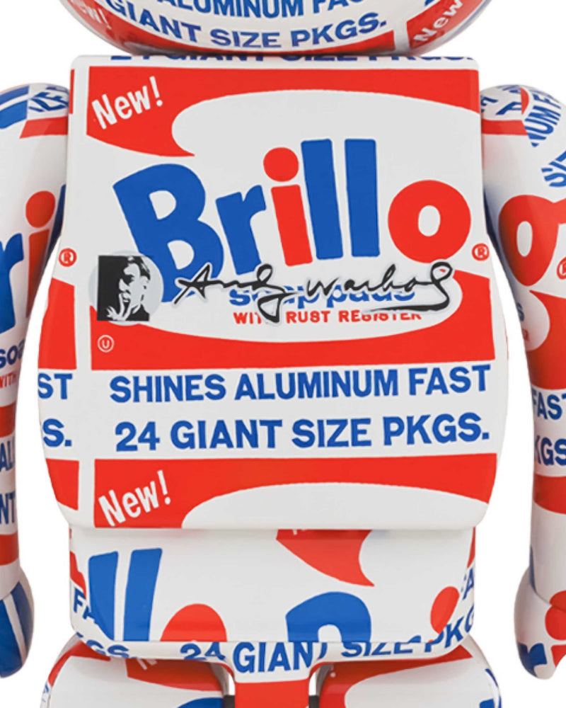 BE@RBRICK Andy Warhol Brillo 1000%
