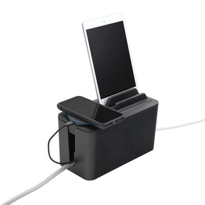 Bluelounger CableBox Mini Station Cable Organizer, Black