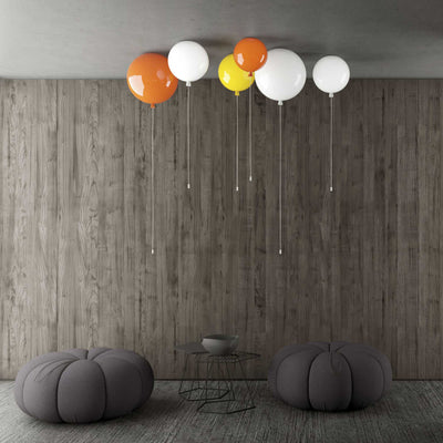 Brokis Memory Ceiling Lamp, Glossy Light Pink (Ø30cm)