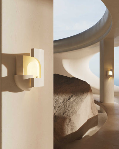 DCW editions Soul Story 2 Wall Lamp, White/Gold