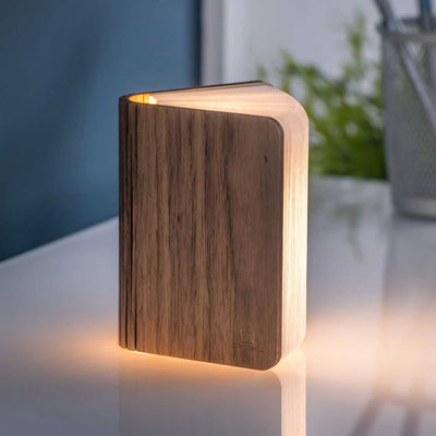Gingko Smart Booklight Mini, walnut