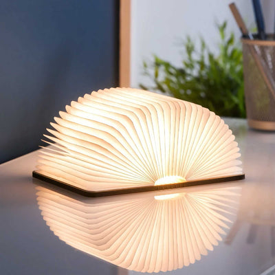 Gingko Smart Booklight Mini, walnut