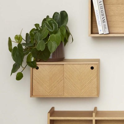 Hübsch Herringbone shelf, natural