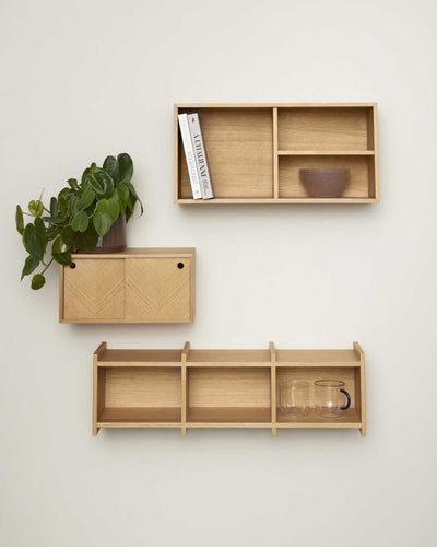 Hübsch Herringbone shelf, natural