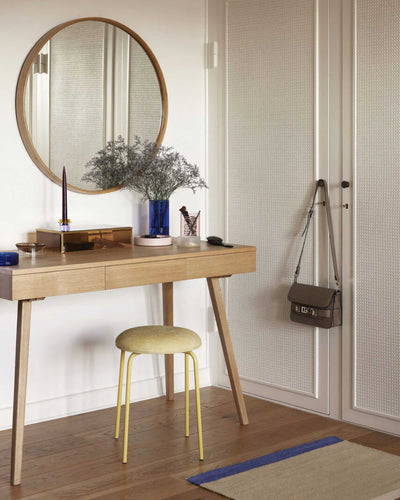 Hübsch Stack stool, yellow