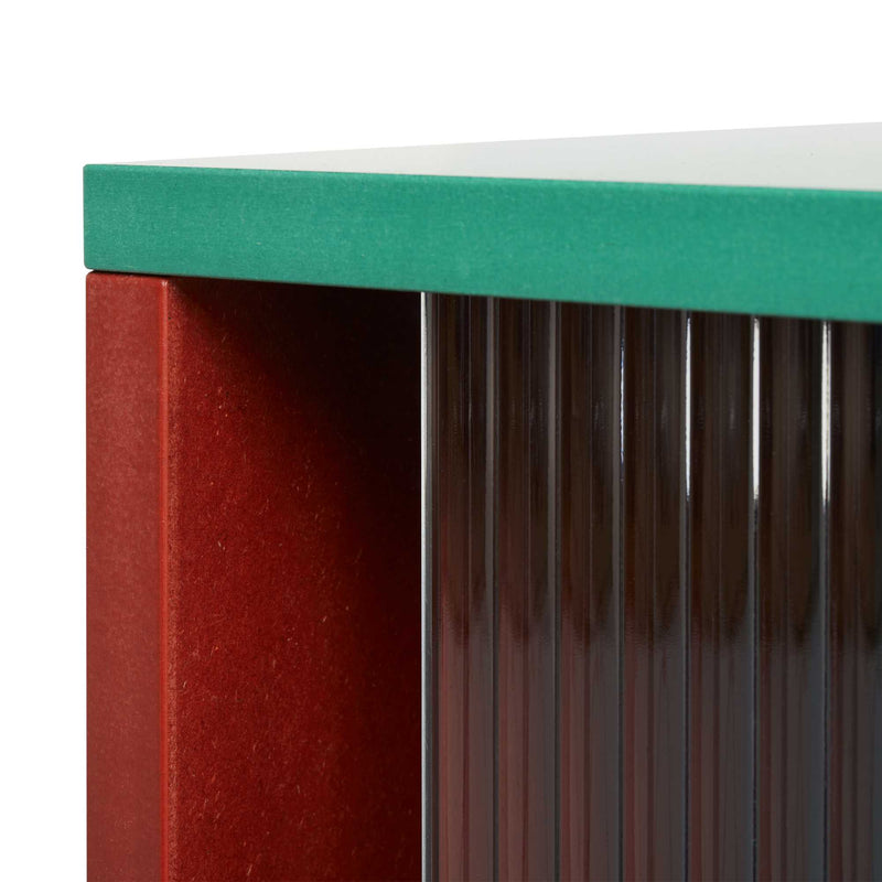Hay Colour Cabinet Floor w. Glass Door, Multicolored (W120xD51cm)