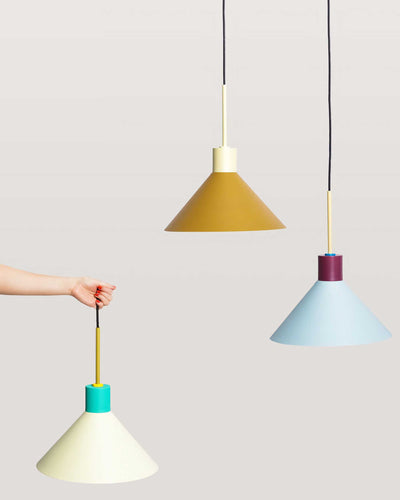 Hübsch Crayon pendant lamp, green