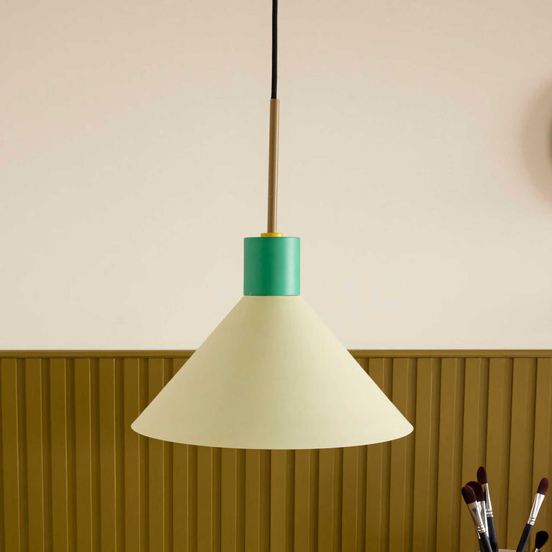 Hübsch Crayon pendant lamp, green