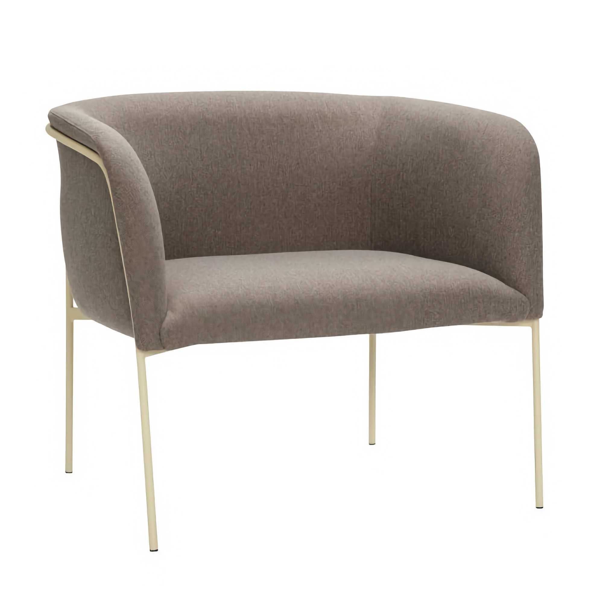 Hübsch Eyrie Lounge Chair, Brown