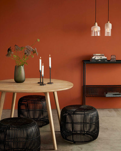 Hübsch Ground Dining Table Round Ø115, natural