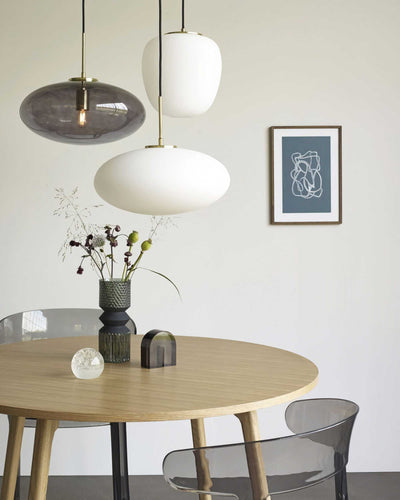 Hübsch Ground Dining Table Round Ø115, natural