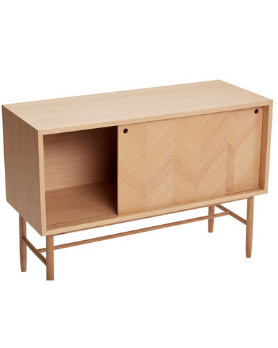 Hübsch Herringbone Dresser Sliding Doors, Natural