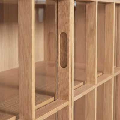 Hübsch Shoji Display Cabinet Wide, Natural