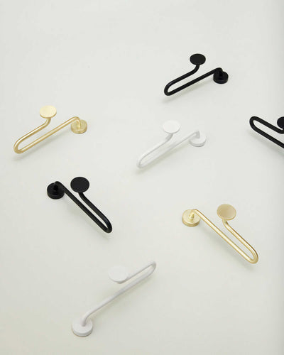 Hübsch Swing hook, black