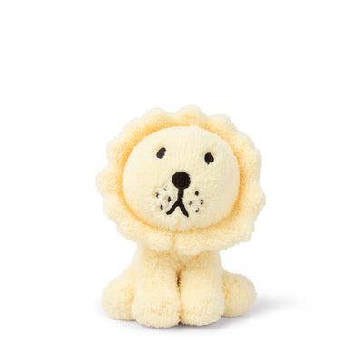 Lion Sitting soft toy 17cm, Terry light yellow