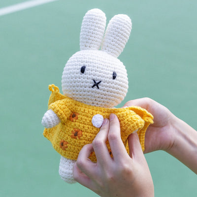 Just Dutch Miffy crochet, Brightly Rainbow Dress