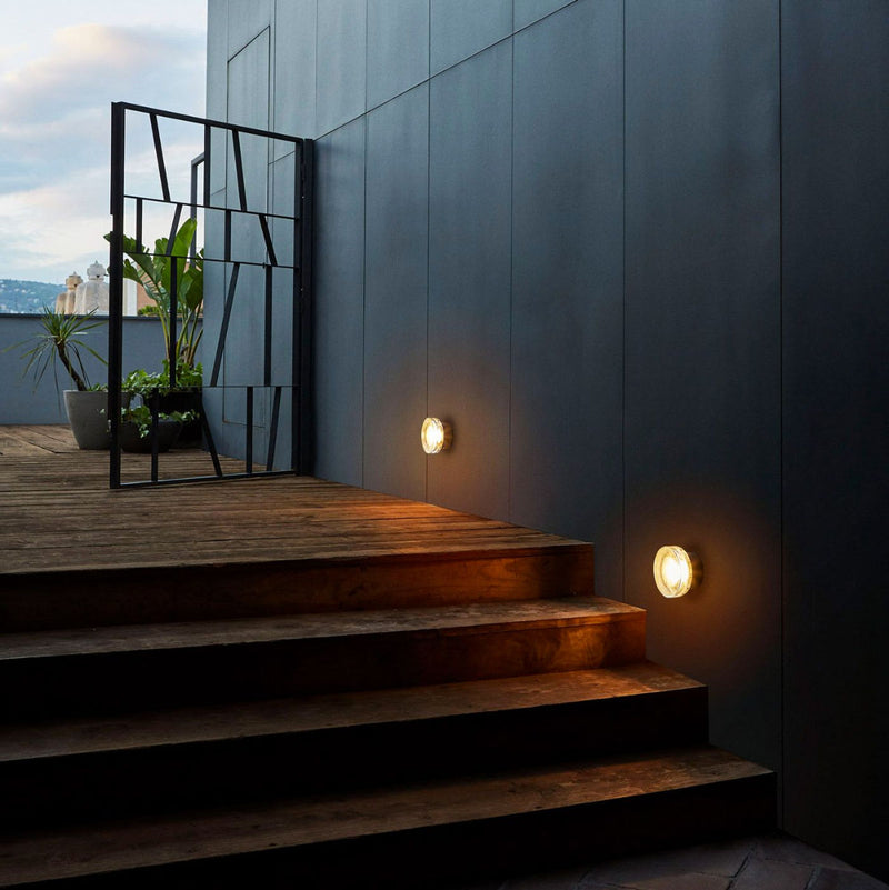 Marset ROC IP65 wall lamp, black (outdoor)