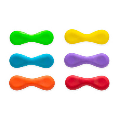 Kikkerland Rainbow Grip Magnets (Set of 6)