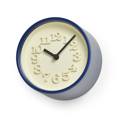 Lemnos Small clock, blue