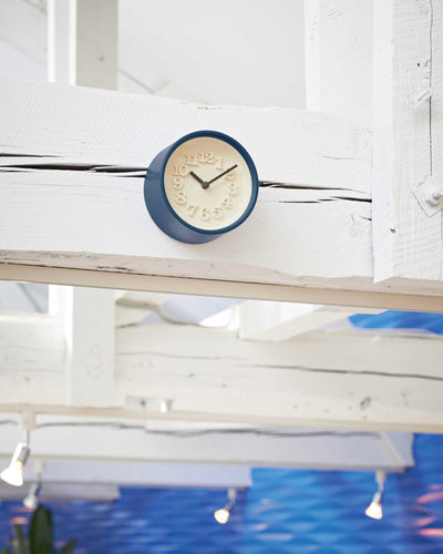 Lemnos Small clock, blue