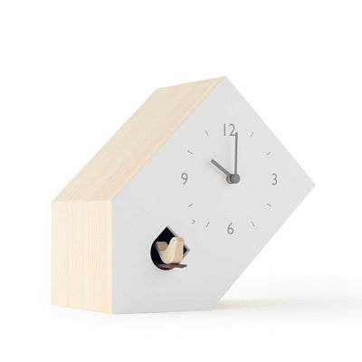 Nendo Tilt cuckoo clock